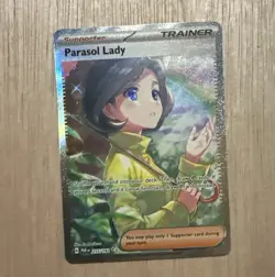 Parasol Lady #255/182 Pokemon TCG Paradox Rift NM Free Shipping - Image 1