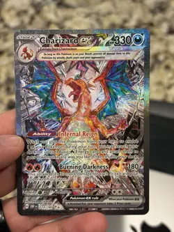 Pokemon TCG Charizard EX Sir Obsidian Flames 223/197 Full Art Secret Rare - Image 1
