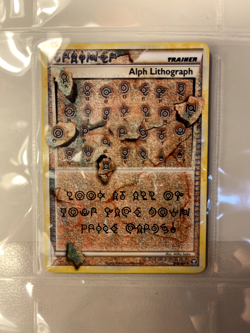 Alph Lithograph FOUR Pokemon Triumphant - Image 1