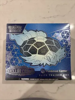Pokemon TCG: Stellar Crown Pokemon Center Exclusive Elite Trainer Box ETB SEALED - Image 1
