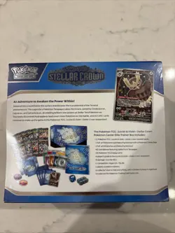 Pokemon TCG: Stellar Crown Pokemon Center Exclusive Elite Trainer Box ETB SEALED - Image 2