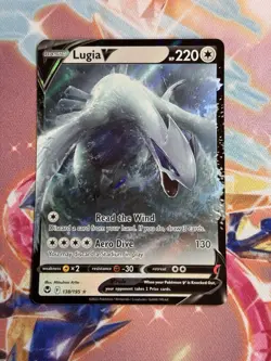 Lugia V 138/195 SWSH12: Silver Tempest NM Pokemon 2022 - Image 1