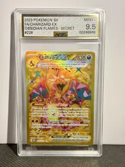 Pokemon TCG 2023 SV03 Obsidian Flames Charizard EX 228/197 - Image 1