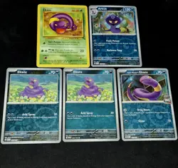 1999 Ekans 46/62 Fossil Set WOTC + Pokemon TCG Mixed Card Bundle - Image 1