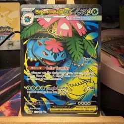 Mega Venusaur ex 155/132 Mega Evolution Full Art Ultra Rare Pokemon TCG MINT - Image 1