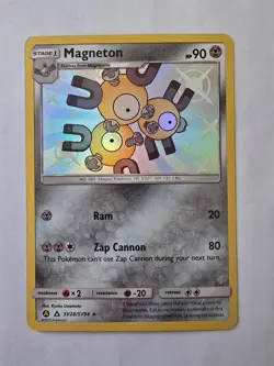 Magneton SV28/SV94 Rare Shiny Hidden Fates Shiny Vault Pokemon NM - Image 1