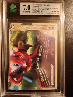 ULTRA RARE Rayquaza & Deoxys Legend Set 89/90 Pokemon Holo HGSS Undaunted - Image 2
