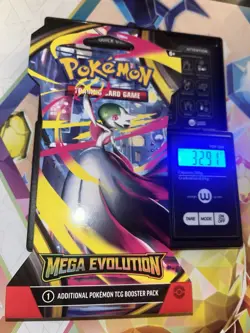(VERY HEAVY) 32.91g Pokemon TCG Mega Evolution Sleeved Booster Pack (SEALED)✅ - Image 1