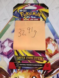 (VERY HEAVY) 32.91g Pokemon TCG Mega Evolution Sleeved Booster Pack (SEALED)✅ - Image 2