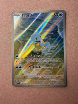 Pokemon TCG 151 Lot - Squirtle Evolution Line - Squirtle, Wartortle, Blastoise - Image 2
