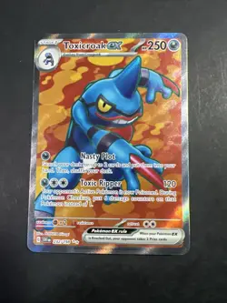 Toxicroak ex 232/198 SV01: Scarlet & Violet Base Set Holo Pokemon TCG - NM - Image 1