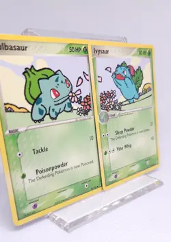 Pokemon Ivysaur 34/100 And Bulbasaur 45/100 EX Crystal Guardians Lot dmg - Image 3