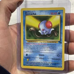 Pokemon - Tentacool 56/62 - Fossil Unlimited GERMAN Pokemon NM Near Mint Vintage - Image 2