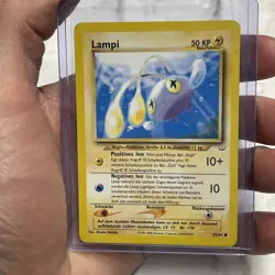 Pokemon Chinchou Lampi 42/64 Deustch Neo Revelation 2000 LP+ Pokemon Vintage Vtg - Image 1