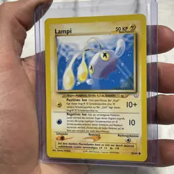 Pokemon Chinchou Lampi 42/64 Deustch Neo Revelation 2000 LP+ Pokemon Vintage Vtg - Image 2