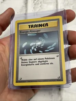 Pokemon Base Set Regular German Energy Removal (Energie-Absauger) 92/102 NM Vtg - Image 2