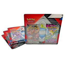 4x Pokemon TCG 2-Pack Pin Blisters Fusion Strike Rebel Clash Battle Styles - Image 1
