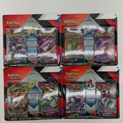 4x Pokemon TCG 2-Pack Pin Blisters Fusion Strike Rebel Clash Battle Styles - Image 4
