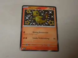 2024 Pokemon Scarlet & Violet Paldean Fates SHINY RARE #109 Charmander HOLO SH - Image 1