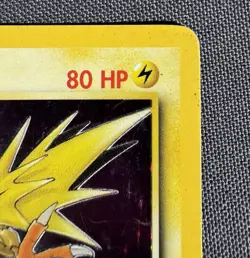 Pokemon TCG: 1999 Fossil Unlimited Zapdos 15/62 Holo Rare MP - Image 5