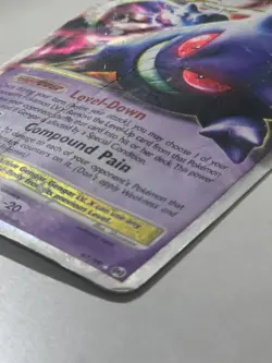Pokemon Gengar LV.X 97/99 Platinum Arceus Holo Ultra Rare HP Creased - Image 3