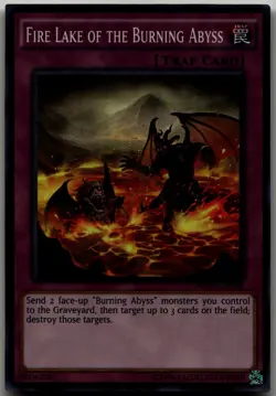 Fire Lake of the Burning Abyss Super Rare The New Challengers NECH-EN086 LP - Image 1