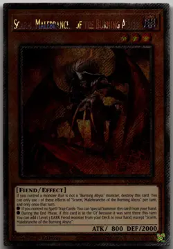 Scarm, Malebranche of the Burning Abyss (Platinum Secret Rare) Platinum Secret R - Image 1