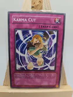 Yu-Gi-Oh! TCG Karma Cut SDDE-EN034, 1st Edition Near Mint Condition - Image 1