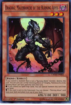 Crossed Souls #CROS-EN082 Draghig, Malebranche of the Burning Abyss - Image 1