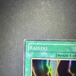 Yugioh! Raigeki - LOB-053 - Super Rare - Unlimited Edition LP+ - Image 3