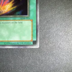 Yugioh! Raigeki - LOB-053 - Super Rare - Unlimited Edition LP+ - Image 5