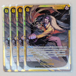 4x Crocodile - OP14-120 OP14-120 The Azure Sea's Seven Foil - Full Set NM - Image 1