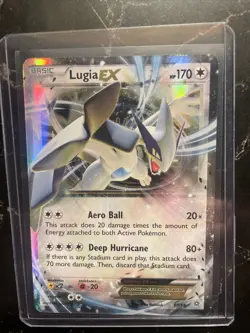 Pokemon Lugia EX TCG Double Rare Holo Card 68/98 - Image 1