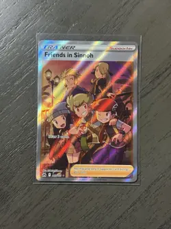 Pokemon TCG Crown Zenith Trainer Friends in Sinnoh Holo Ultra Rare Card 149/159 - Image 1