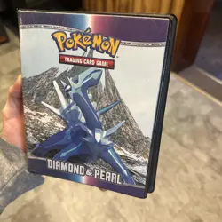 Pokemon Diamond & Pearl Card Album Binder 56 Card Storage- Very nice - Image 2