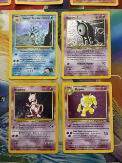Vintage Pokemon Card Lot WOTC Holo Fire Gyarados Gengar Haunter Mewtwo - Image 2