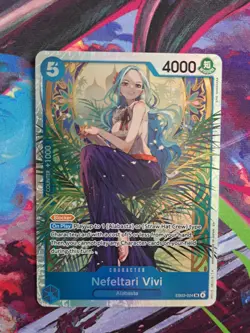 One Piece Card Game TCG - Nefeltari Vivi SR EB03-024 English Holo - Image 1