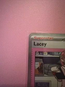 Pokemon TCG Trainer Lacey Prismatic Evolutions Holo Card 175/131 - Image 2