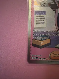 Pokemon TCG Trainer Lacey Prismatic Evolutions Holo Card 175/131 - Image 4