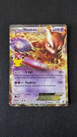 Pokemon Mewtwo EX Celebrations Classic Collection 54/99 Pokemon Card A - Image 1
