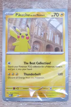 Pikachu At The Museum Pokemon ~ Promo ~ JUMBO Card Sealed - Image 1