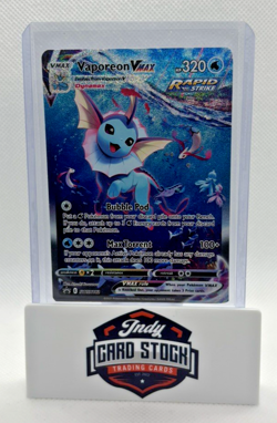 Vaporeon VMAX SWSH182 SWSH: Sword & Shield Promo Cards Holo - Image 1