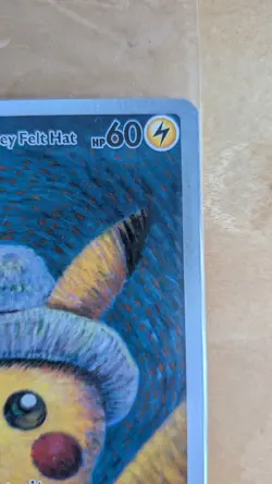 Pokemon Van Gogh: Pikachu with Grey Felt Hat - 085 Promo Card - SEALED MINT - Image 3