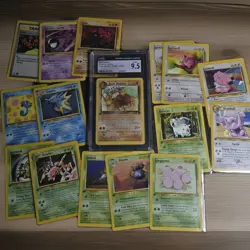 Pokemon 1st Edition 16 Card Near Mint Lot Dark Dugtrio 1st Edition 23/82 CGC 9.5 - Image 1