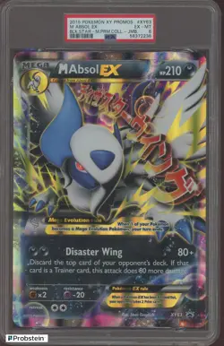 2015 Pokemon XY Promos Black Star Promos JUMBO Card #XY63 M Absol Ex PSA 6 EX-MT - Image 1