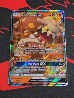Heatran GX 25/236 Sun & Moon Unified Minds Ultra Rare 2019 Pokemon Card - Image 1