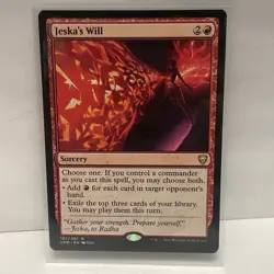 Jeska's Will • NM • Commander Legends • MTG - Image 1