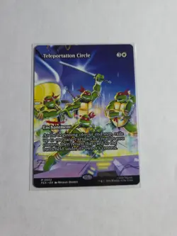 Teleportation Circle Borderless Teenage Mutant Ninja Turtles MTG NM - Image 1