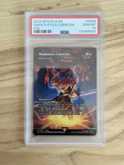 2025 MTG FINAL FANTASY THROUGH THE AGES FOIL #0034 SHANTOTTO'S COERCION ~ PSA 10 - Image 3