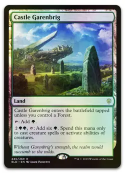 Castle Garenbrig #240 (Foil) (NM) Throne of Eldraine ELD Magic MTG - Image 1